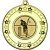 Cricket Tri Star Medal | Gold | 50mm - M69G.CRICKET