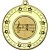Music Tri Star Medal | Gold | 50mm - M69G.MUSIC