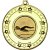 Swimming Tri Star Medal | Gold | 50mm - M69G.SWIMMING