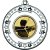 Archery Tri Star Medal | Silver | 50mm - M69S.ARCHERY