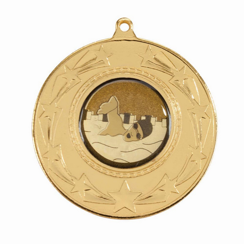 Star Burst Medal | Gold | 50mm