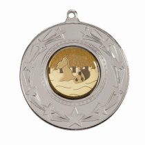 Star Burst Medal | Silver | 50mm