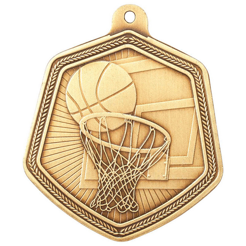 Falcon Basketball Medal | Gold | 65mm