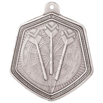 Falcon Darts Medal | Silver | 65mm