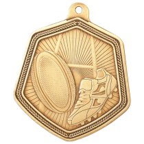 Falcon Rugby Medal | Gold | 65mm