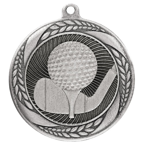 Typhoon Golf Medal | Silver | 55mm