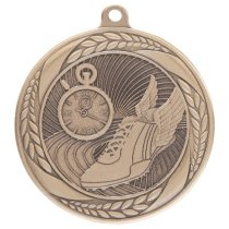 Typhoon Running Athletics Medal | Gold | 55mm