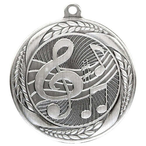 Typhoon Music Medal | Silver | 55mm