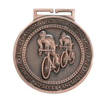 Olympia Cycling Medal Antique | Bronze | 60mm