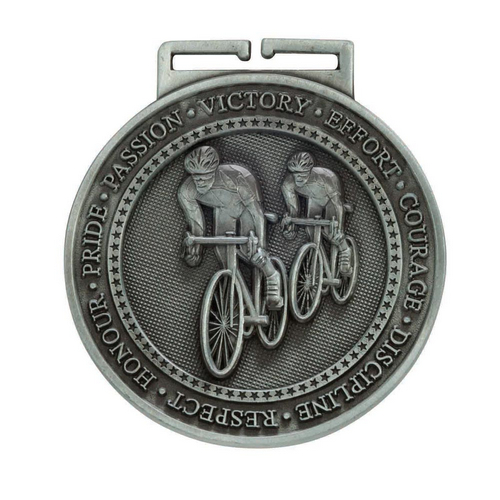 Olympia Cycling Medal Antique | Silver | 60mm