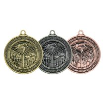 Olympia Triathlon Medal Antique | Gold | 60mm