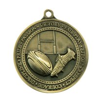 Olympia Rugby Medal Antique | Gold | 60mm