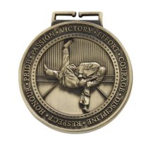 Olympia Judo Medal | Antique Gold | 70mm