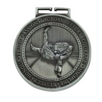 Olympia Judo Medal | Antique Silver | 70mm