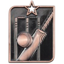 Centurion Star Cricket Medal | Bronze | 53 x 40mm