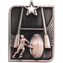 Centurion Star Rugby Medal | Bronze | 53 x 40mm