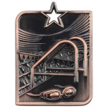 Centurion Star Swimming Medal | Bronze | 53 x 40mm