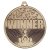 Cascade Winner Iron Medal | Antique Gold | 50mm - MM19039G