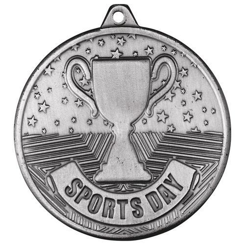 Cascade Sports Day Iron Medal | Antique Silver | 50mm