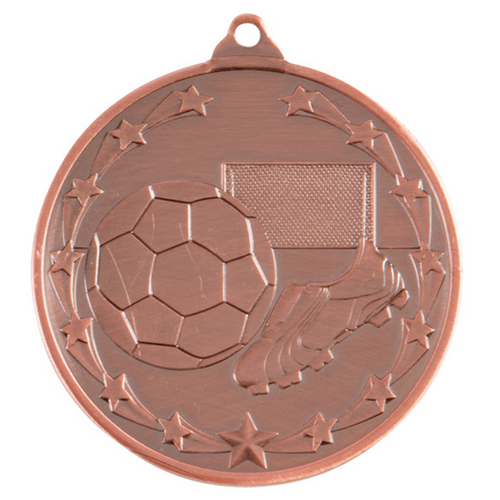 Starboot Football Medal | 50mm | Bronze