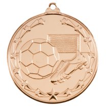 Starboot Football Medal | 50mm | Gold