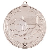 Starboot Football Medal | 50mm | Silver