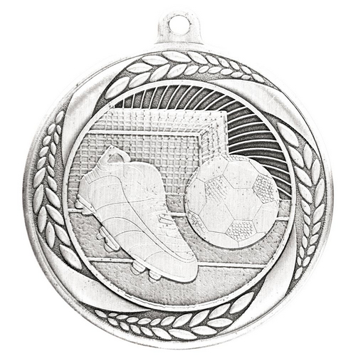 Typhoon Football Medal | 55mm | Silver