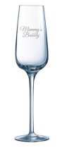 Shire County Crystal Classic Champagne Flute | Engraved | 240mm Height | Luxury Gift Tube