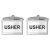 Usher Cuff Links in Personalised Silver Box - D90224