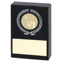Black Marble Netball Trophy | 89X57mm