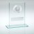 Jade/Silver Glass Rugby Trophy | 114mm - JR4-TD859GB