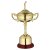 Gold Finish Ryder Trophy Cup| Round Base with Plinth Band | 305mm - RC01G