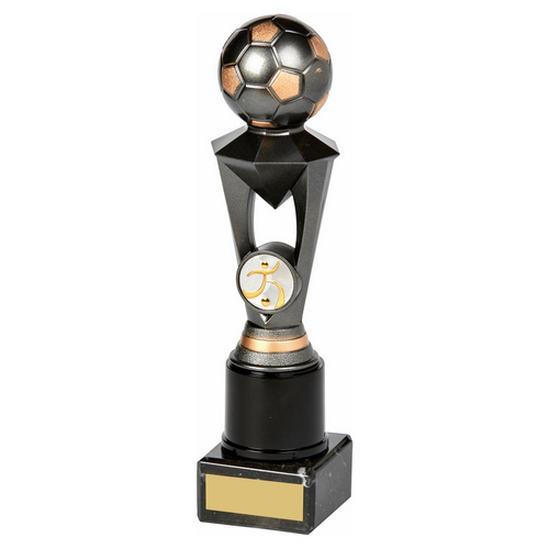 Steel Diamond Football Trophy | 220mm | G6
