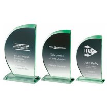Premium Jade Glass Award | Presentation Case | 180mm