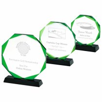 Halo Premium Jade Glass Award | Presentation Case | 140mm