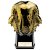 Invincible Heavyweight Football Trophy | Gold & Carbon | 190mm | G24 - PA24006C