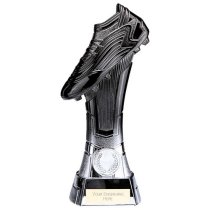 Rapid Strike Football Trophy | Heavyweight | Carbon Black & Ice Platinum | 220mm | G23