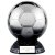 Elite Football Trophy | Heavyweight | Platinum to Black | 165mm | G24 - PA24000B