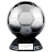Elite Football Trophy | Heavyweight | Platinum to Black | 185mm | G24