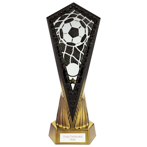 Shard Football Trophy | Fusion Gold & Carbon Black | 270mm | G25