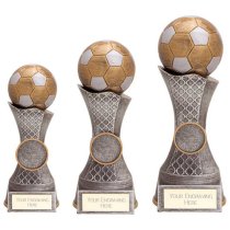 Quest Football Trophy | Antique Gold & Silver | 205mm |