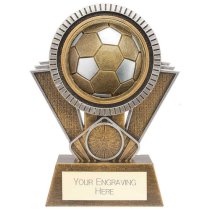 Apex Ikon Football Trophy | Gold & Silver | 155mm | G25