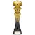 Fusion Viper Tower Football Shirt Trophy | Black & Gold | 295mm | G24 - PM24061C