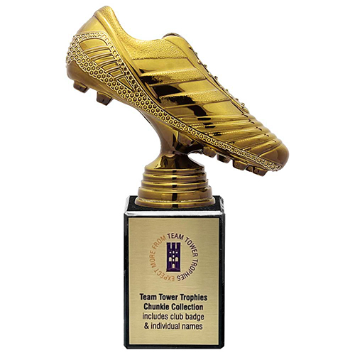 Fusion Viper Legend Football Boot Trophy | Black & Gold | 185mm | S7