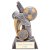 Nemesis Football Boot & Ball Trophy | Antique Gold & Silver | 140mm | G7 - RF24052B