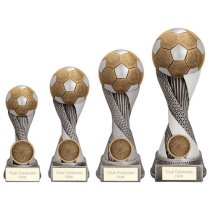 Revolution Football Trophy | Antique Silver & Gold | 175mm | G7