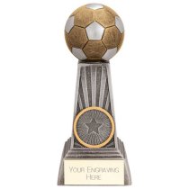 Energy Football Trophy | Antique Silver & Gold | 130mm | G5