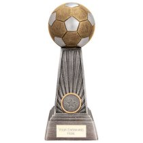 Energy Football Trophy | Antique Silver & Gold | 205mm | G25