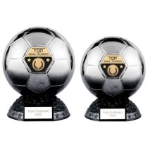 Elite Heavyweight Top Goal Scorer Football Trophy | Platinum to Black | 200mm | G25