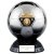Elite Heavyweight Most Improved Football Trophy | Platinum to Black | 185mm | G24 - PV23118C